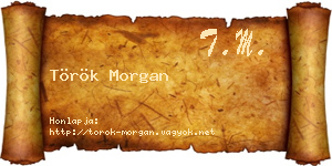 Török Morgan névjegykártya