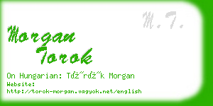 morgan torok business card
